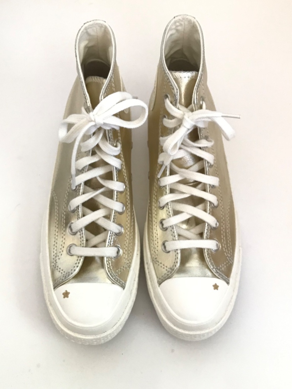 CHUCK TAYLOR All Star 70 Metallic High Top Sneaker Women’s Size 10 - Picture 3 of 16